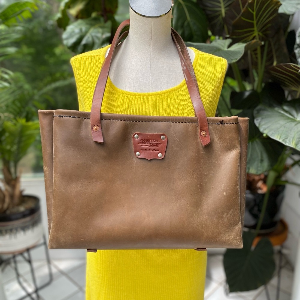 Goertzen Adventure Equipment Leather tote bag